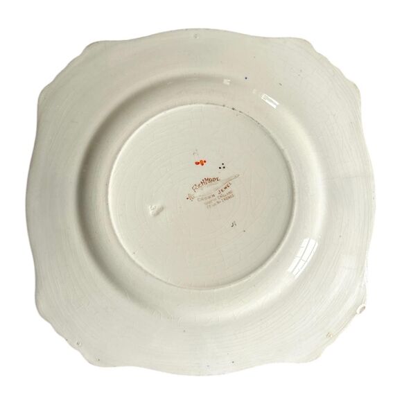 Vintage Rich Mode Crown Jewel No 768985 Blue and Yellow Porcelain Dining Plate - Picture 4 of 6